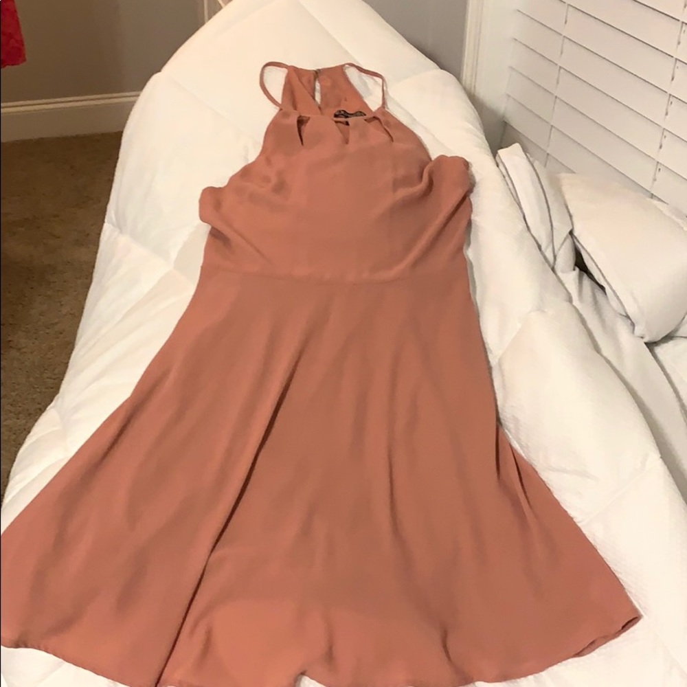 Express Pink Salmon Size 4 Mini Dress